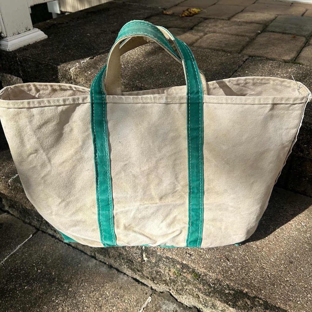Worn & Weathered Original LL Bean Boat and Tote